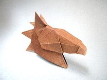 Origami Horse head by Daniel F. Naranjo V. on giladorigami.com