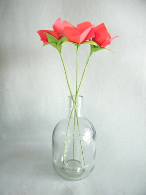 Origami Wild rose by Nilva Pillan on giladorigami.com