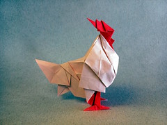 Origami Rooster by Nicolas Terry on giladorigami.com