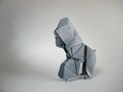 Origami Gorilla by Patricio Kunz Tomic on giladorigami.com