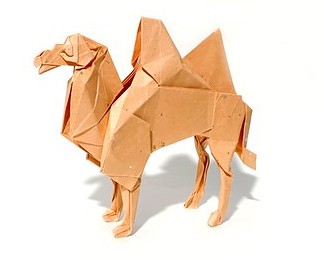 Origami Bactrian camel by Kyohei Katsuta on giladorigami.com