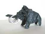 Origami Mammoth - Mammuthus primigenius by Satoshi Kamiya on giladorigami.com