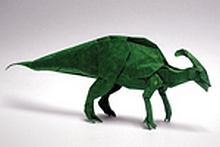 Origami Parasaurolophus by Shuki Kato on giladorigami.com