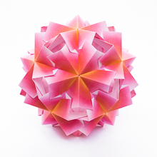 Origami Rocca kusudama by Maria Sinayskaya on giladorigami.com