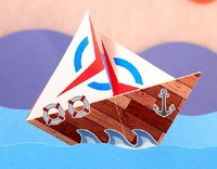 Origami Sailboat by Traditional on giladorigami.com