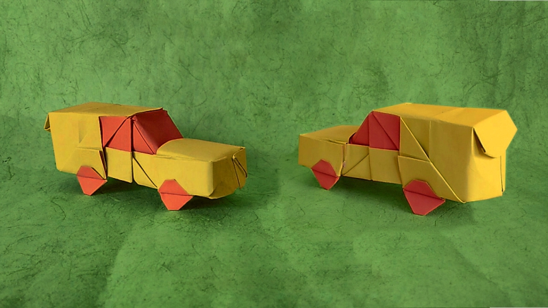 Origami Car by Hadi Tahir on giladorigami.com