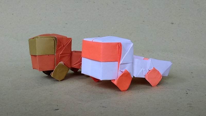 Origami Truck by Hadi Tahir on giladorigami.com