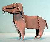 Origami Ram by John Montroll on giladorigami.com