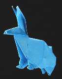 Origami Rabbit by John Montroll on giladorigami.com