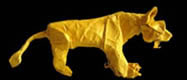 Origami Lioness by Nicolas Terry on giladorigami.com