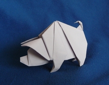 Origami Pig by Edwin Corrie on giladorigami.com