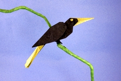 Origami Crested Oropendola by Quentin Trollip on giladorigami.com