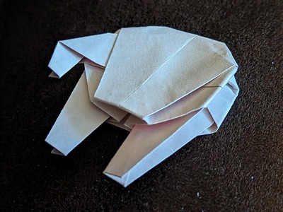 Origami Millennium Falcon by Chris Alexander on giladorigami.com