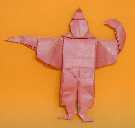 Origami Person - dancing by Akira Yoshizawa on giladorigami.com