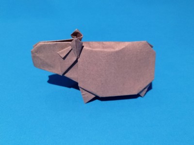 Origami Capybara by Sakurai Ryosuke on giladorigami.com