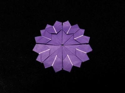 Origami Coaster with hearts by Uemori Toyoko on giladorigami.com