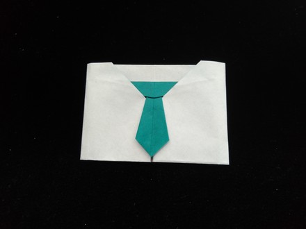 Origami Envelope with a tie by Niwa Taiko on giladorigami.com