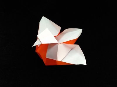 Origami Flower bird by Takayama Michie on giladorigami.com