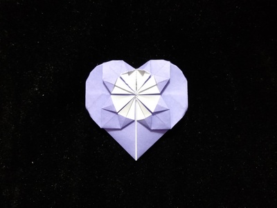 Origami Flower heart by Kathleen Weller on giladorigami.com