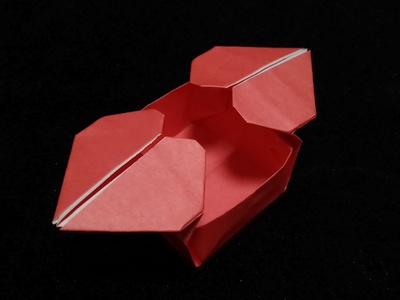 Origami Heart box by Asahi Isamu on giladorigami.com