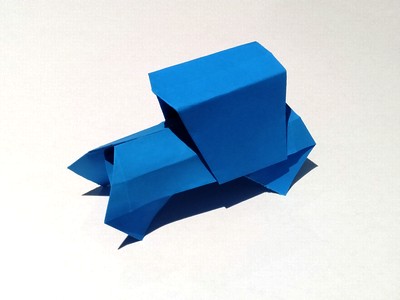 Origami Old Car by Francisco Javier Caboblanco on giladorigami.com