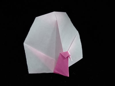 Origami Peacock - simple by Taichiro Hasegawa on giladorigami.com