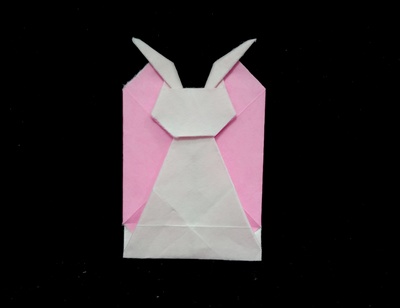 Origami Rabbit envelope by Taichiro Hasegawa on giladorigami.com