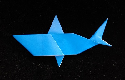 Origami Shark by Matsuno Yukihiko on giladorigami.com