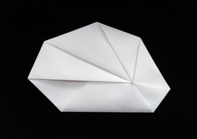 Origami Shell envelope (Random envelope) by Paula Versnick on giladorigami.com