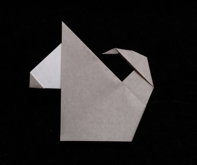 Origami Siberian husky by Matsuno Yukihiko on giladorigami.com