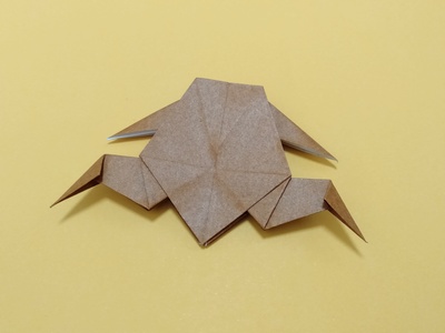 Origami Thanksgiving turkey by V. L. Barrantes on giladorigami.com