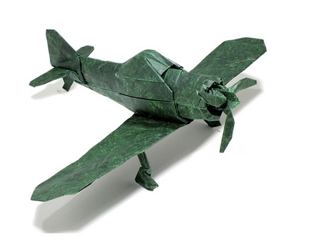 Origami Zero fighter by Satoshi Kamiya on giladorigami.com