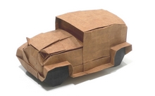 Origami Vintage car by Kawamura Akira on giladorigami.com