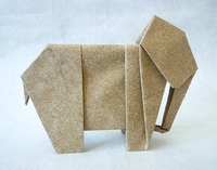 Origami Elephant by Nick Robinson on giladorigami.com