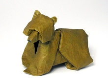 Origami Bear by Jozsef Zsebe on giladorigami.com